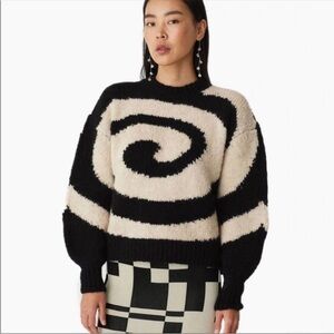 Paloma Wool Twister Sweater Medium
Black/White
